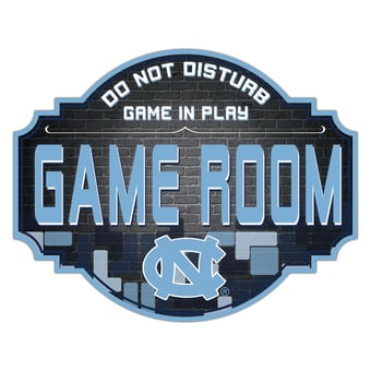 North Carolina Tar Heels 12'' Game Room Tavern Sign