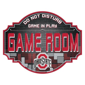 Ohio State Buckeyes 12'' Game Room Tavern Sign