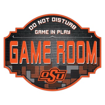 Oklahoma State Cowboys 12'' Game Room Tavern Sign