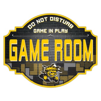 Wichita State Shockers 12'' Game Room Tavern Sign