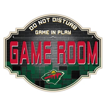 Minnesota Wild 12'' Game Room Tavern Sign
