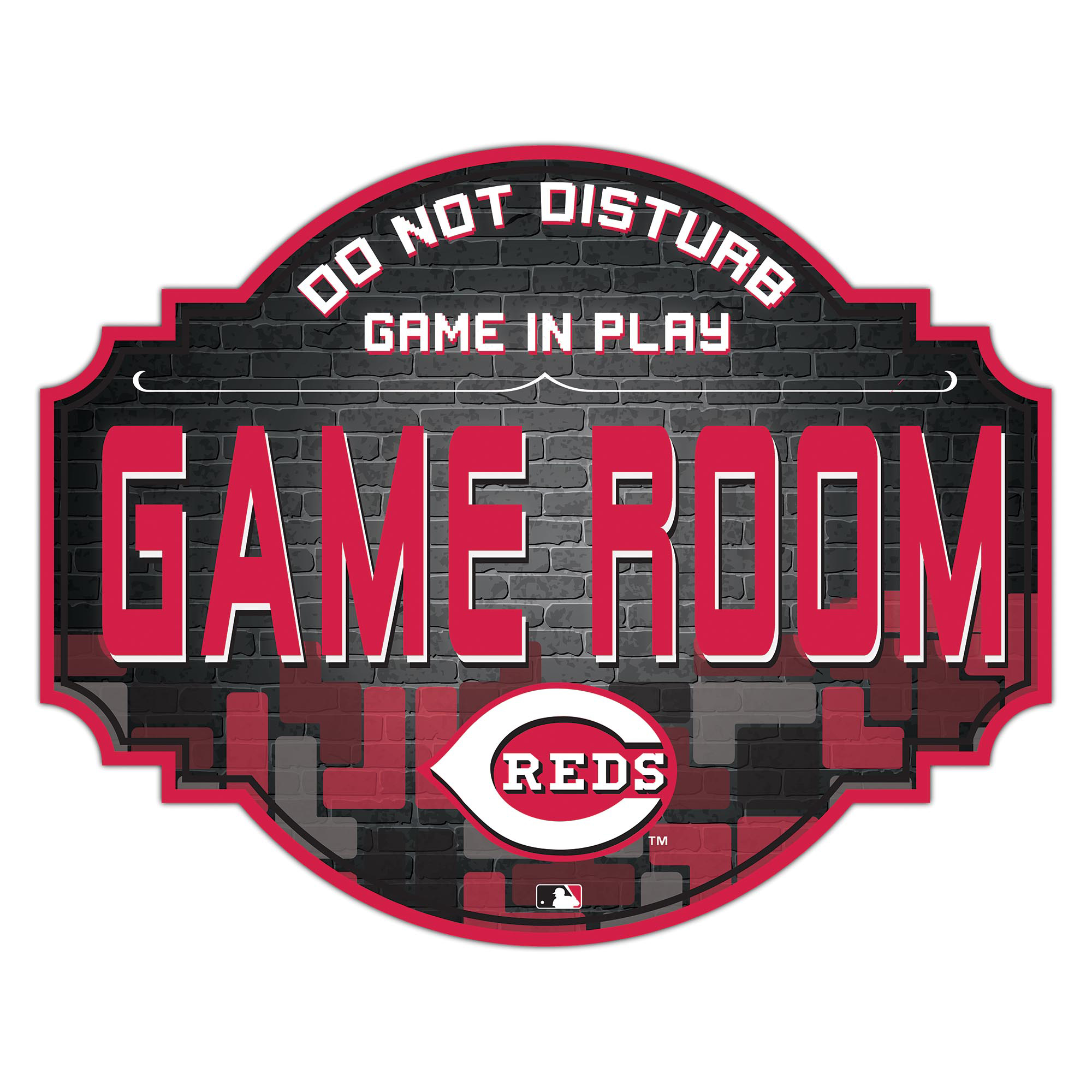 Cincinnati Reds 12'' Game Room Tavern Sign
