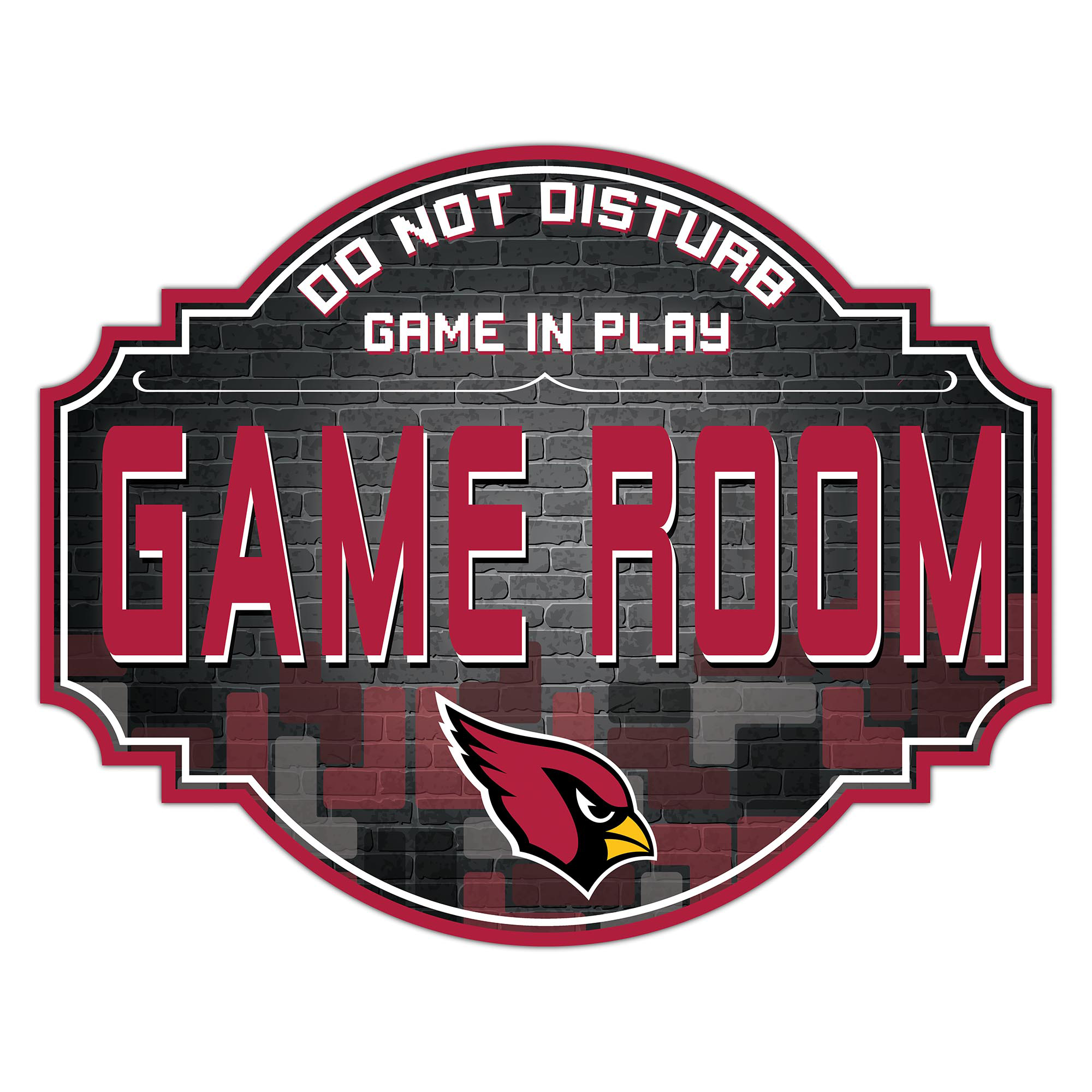 Arizona Cardinals 12'' Game Room Tavern Sign