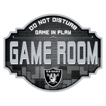 Las Vegas Raiders 12'' Game Room Tavern Sign