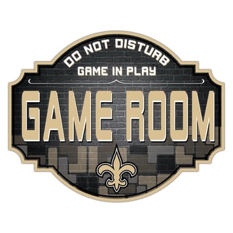 New Orleans Saints 12'' Game Room Tavern Sign