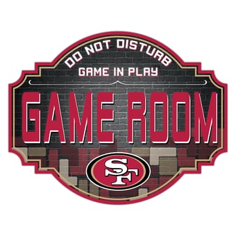 San Francisco 49ers 12'' Game Room Tavern Sign