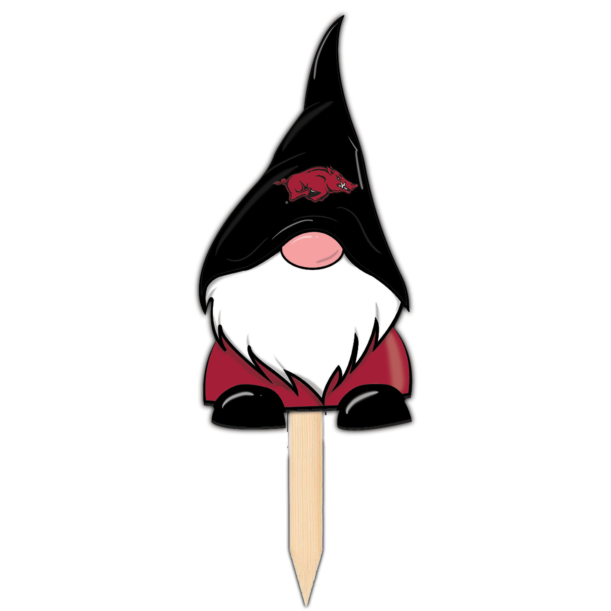 Arkansas Razorbacks Gnome Yard Stake