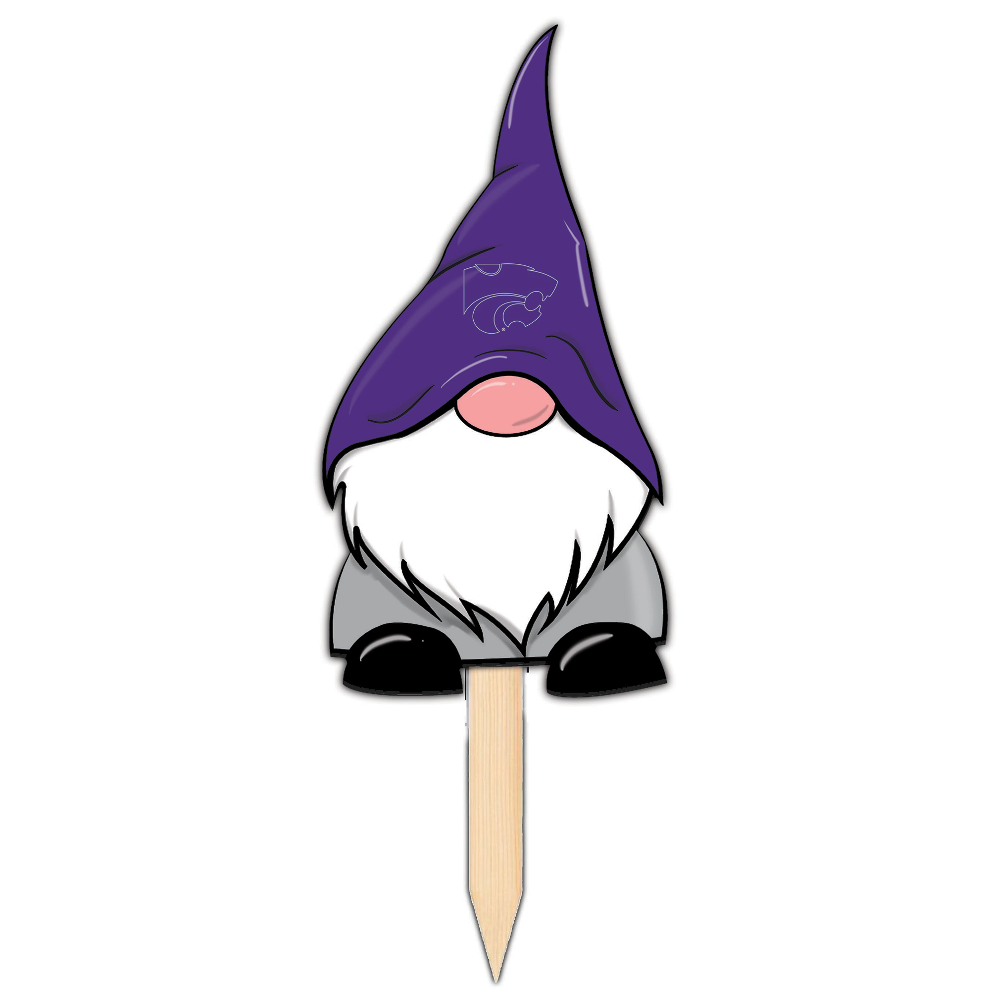 Kansas State Wildcats Gnome Yard Stake