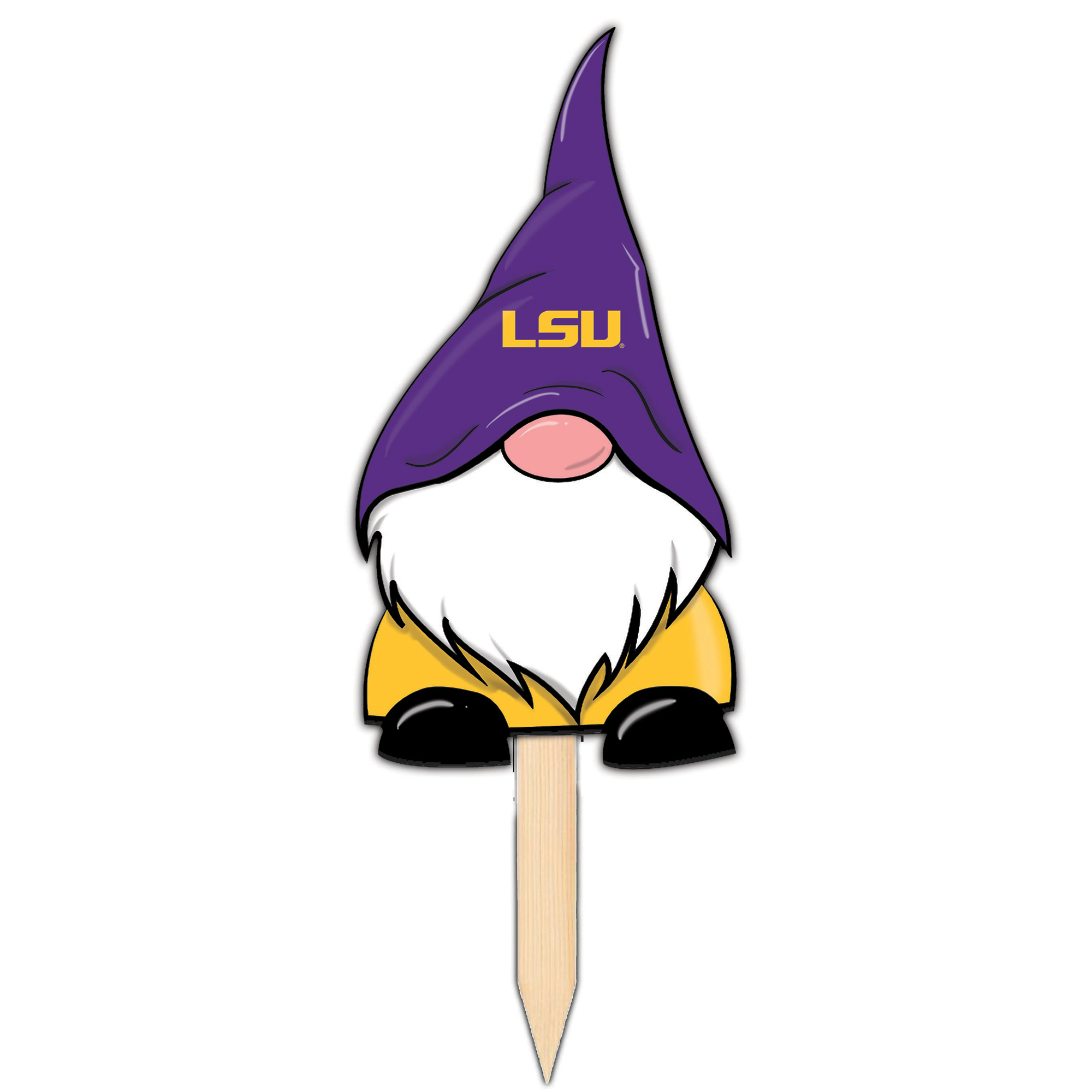 LSU Tigers Gnome Yard Stake