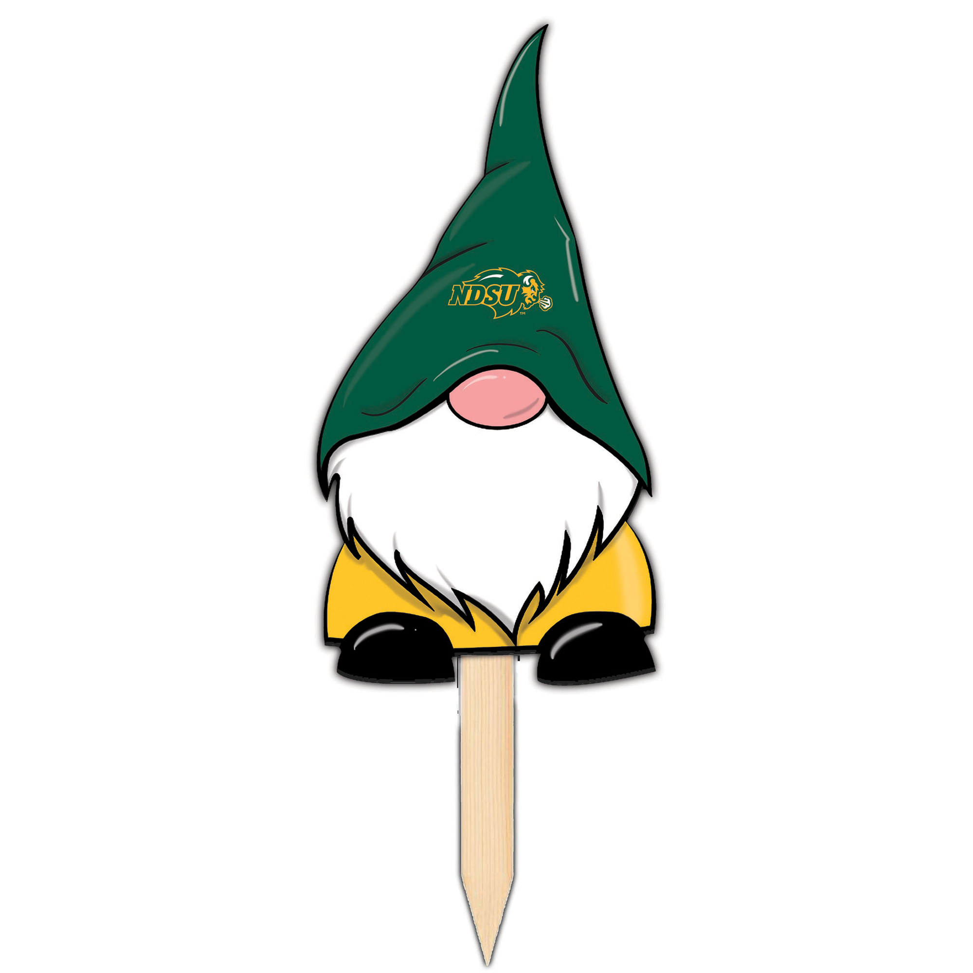 NDSU Bison Gnome Yard Stake
