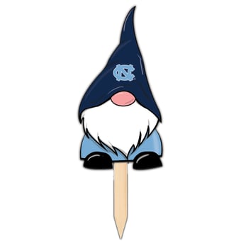 North Carolina Tar Heels Gnome Yard Stake