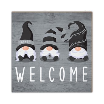 Los Angeles Kings 10'' x 10'' Welcome Gnomes Sign