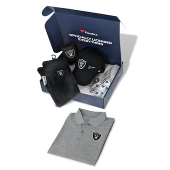 WinCraft Las Vegas Raiders Fanatics Pack Golf Themed Gift Box - $155+ Value