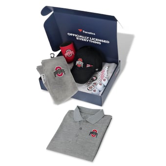 WinCraft Ohio State Buckeyes Fanatics Pack Golf Themed Gift Box - $155+ Value