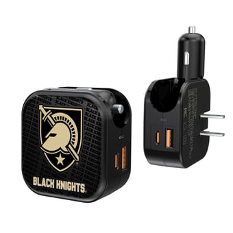 Army Black Knights Team Logo Dual Port USB Car & Home Charger