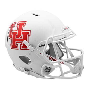 Riddell Houston Cougars Matte White Speed Authentic Helmet