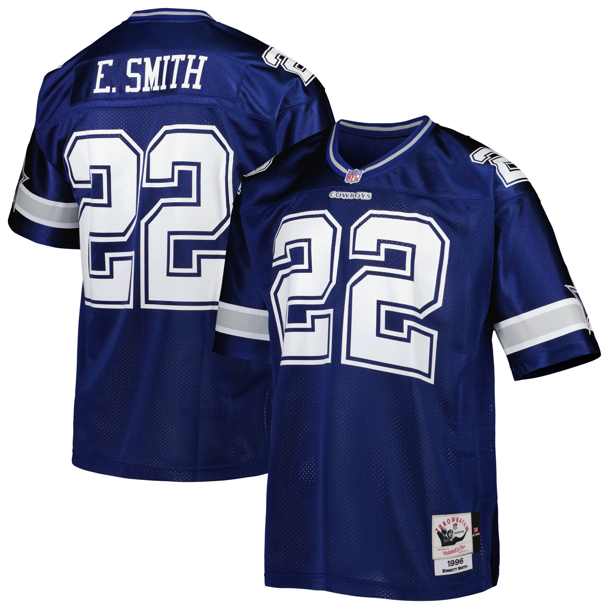 Men’s Mitchell & Ness Emmitt Smith Navy Dallas Cowboys 1996 Authentic Throwback Retired Player Jersey Men’s Mitchell & Ness Emmitt Smith Navy Dallas Cowboys 1996 Authentic Throwback Retired Player Jersey