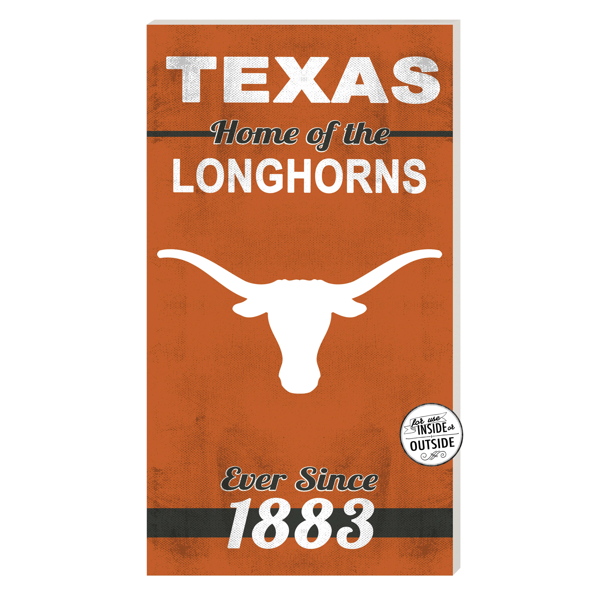 Texas Longhorns 11'' x 20'' Home Of The Sign