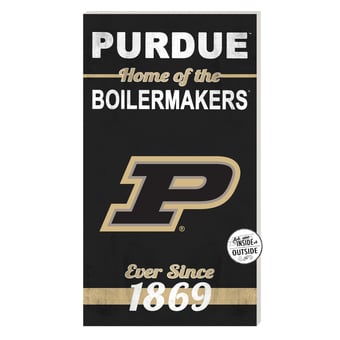 Purdue Boilermakers 11'' x 20'' Home Of The Sign