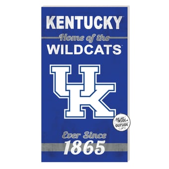 Kentucky Wildcats 11'' x 20'' Home Of The Sign