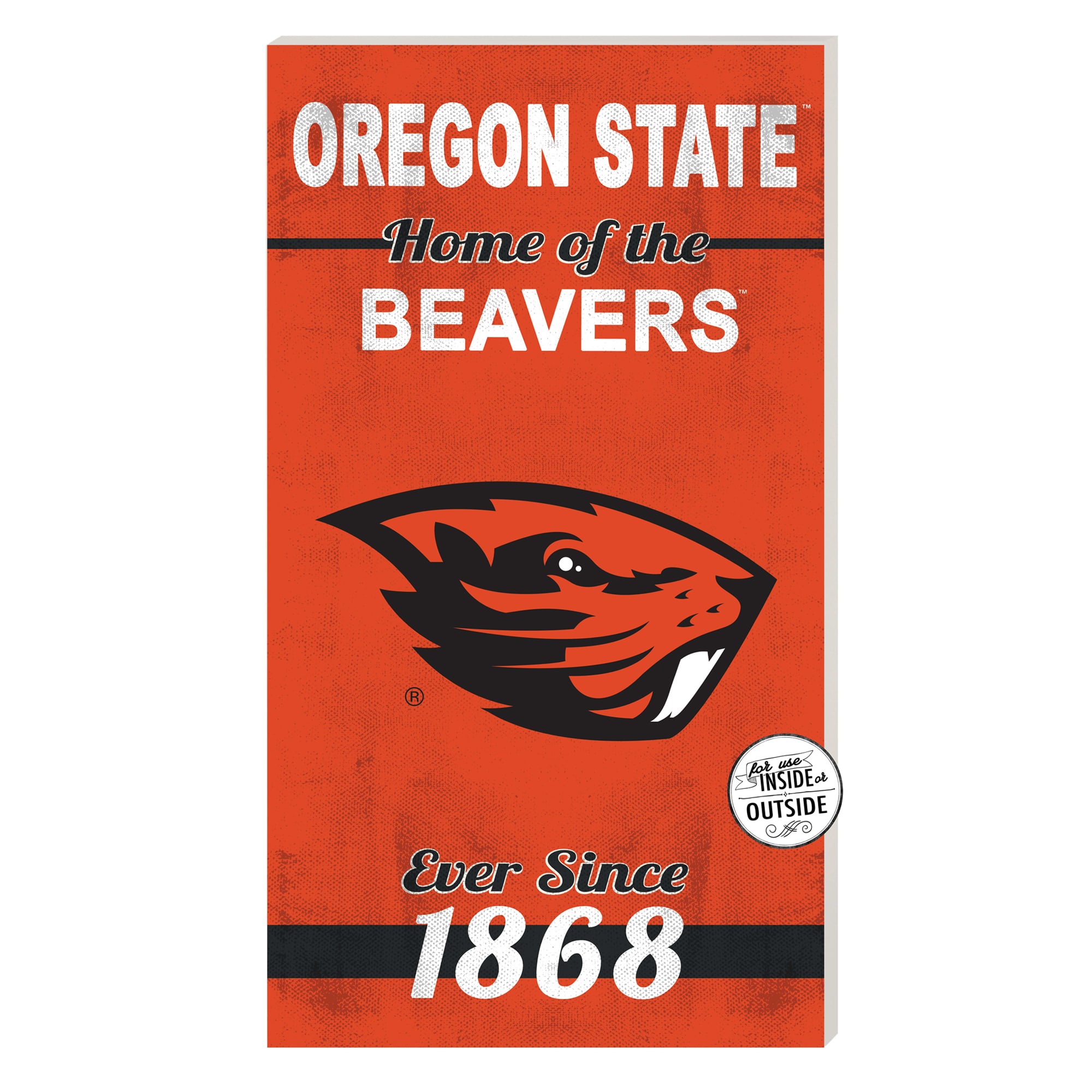 Oregon State Beavers 11'' x 20'' Home Of The Sign