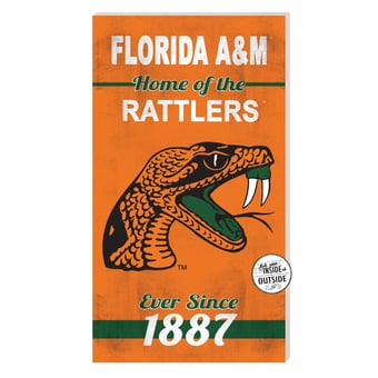Florida A&M Rattlers 11'' x 20'' Home Of The Sign