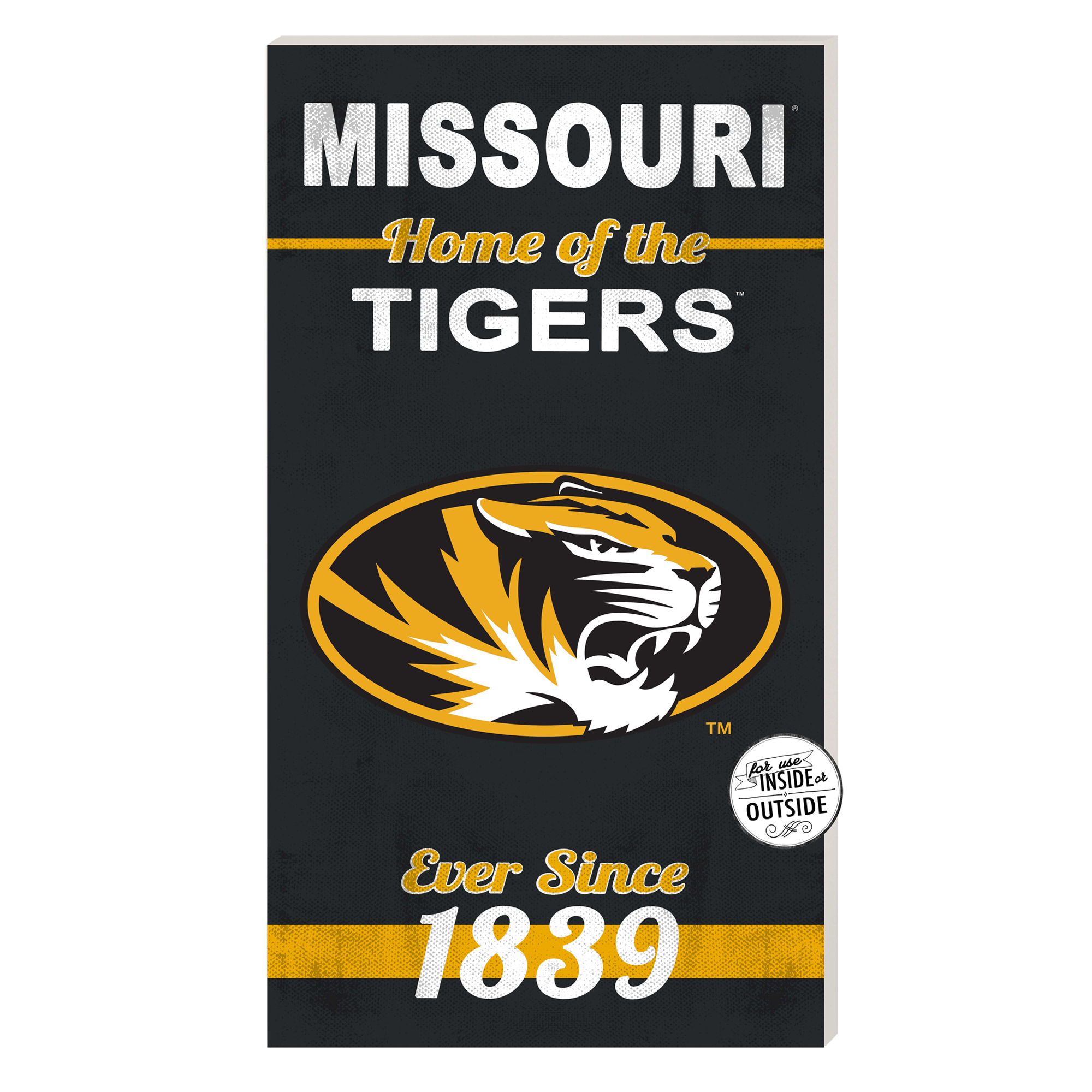 Missouri Tigers 11'' x 20'' Home Of The Sign