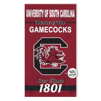 South Carolina Gamecocks 11'' x 20'' Home Of The Sign