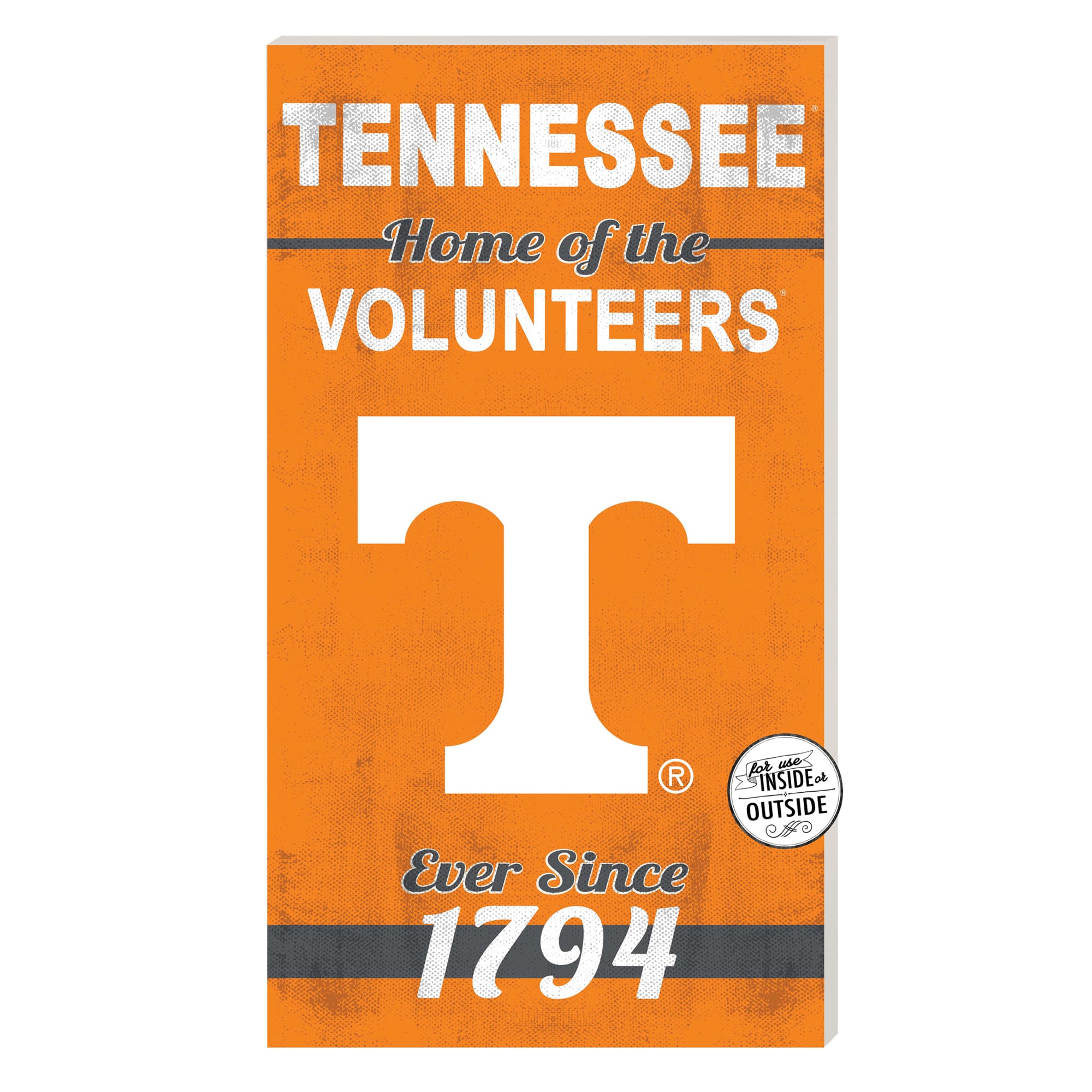 Tennessee Volunteers 11'' x 20'' Home Of The Sign