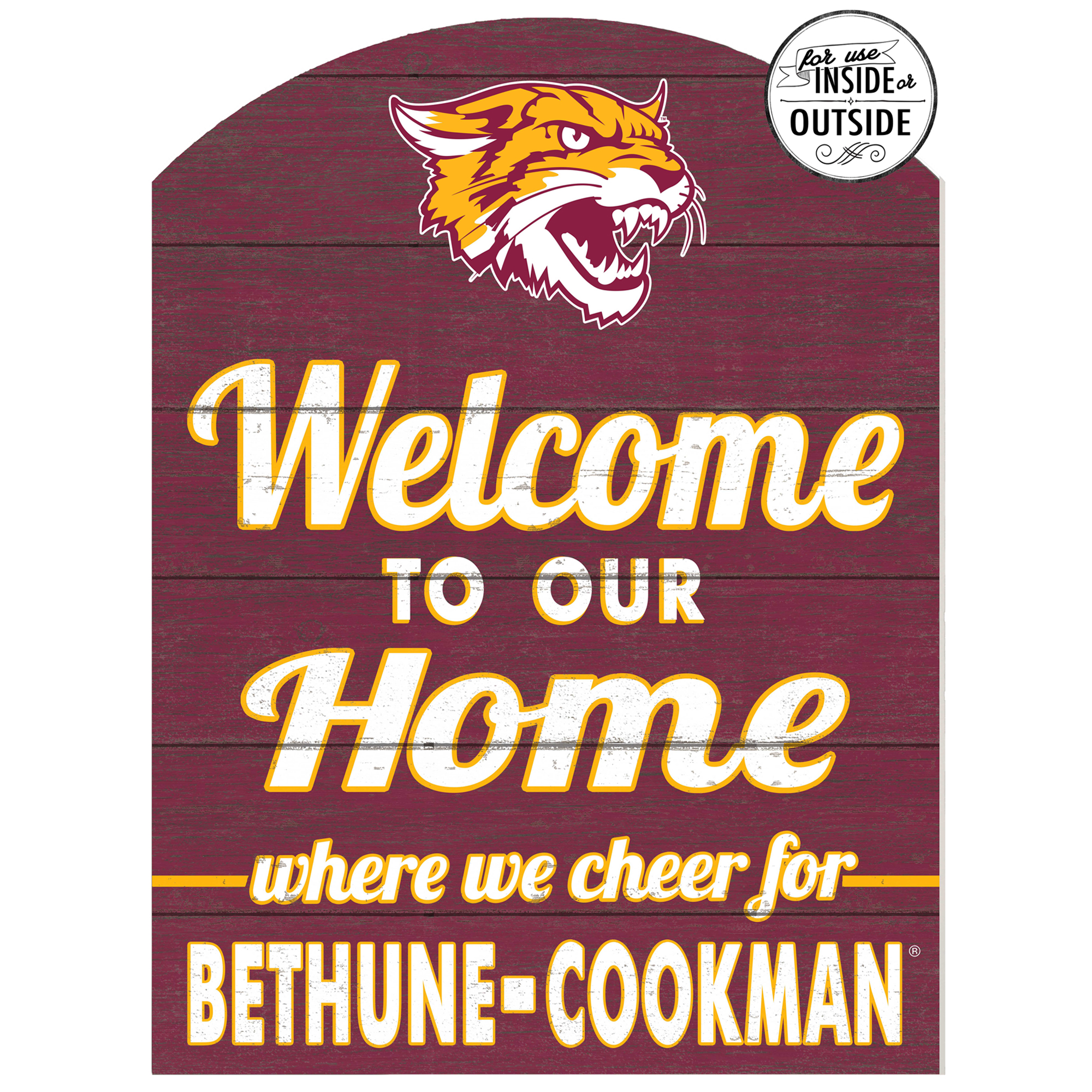 Bethune-Cookman Wildcats 16'' x 22'' Marquee Sign