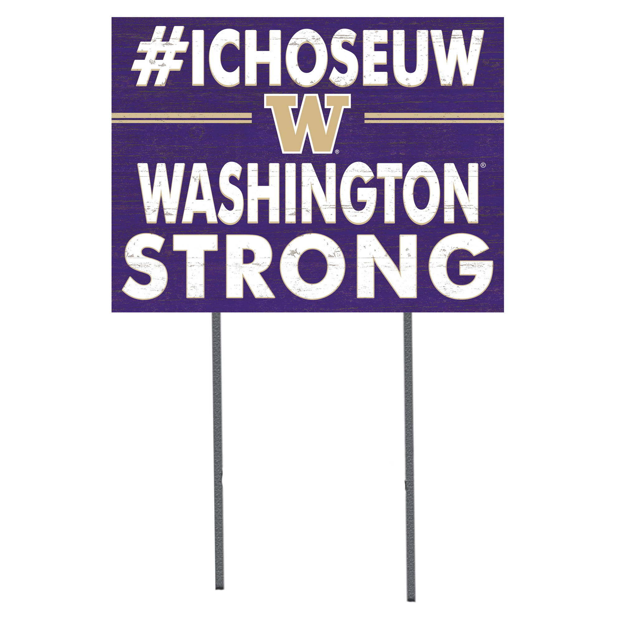 Washington Huskies 18'' x 24'' I Chose Lawn Sign