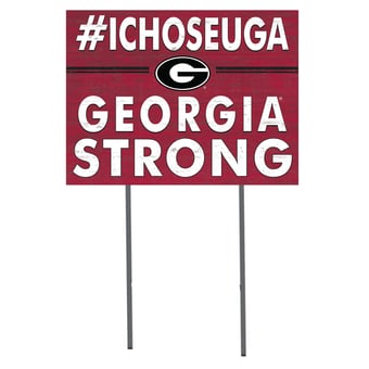 Georgia Bulldogs 18'' x 24'' I Chose Lawn Sign