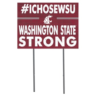 Washington State Cougars 18'' x 24'' I Chose Lawn Sign