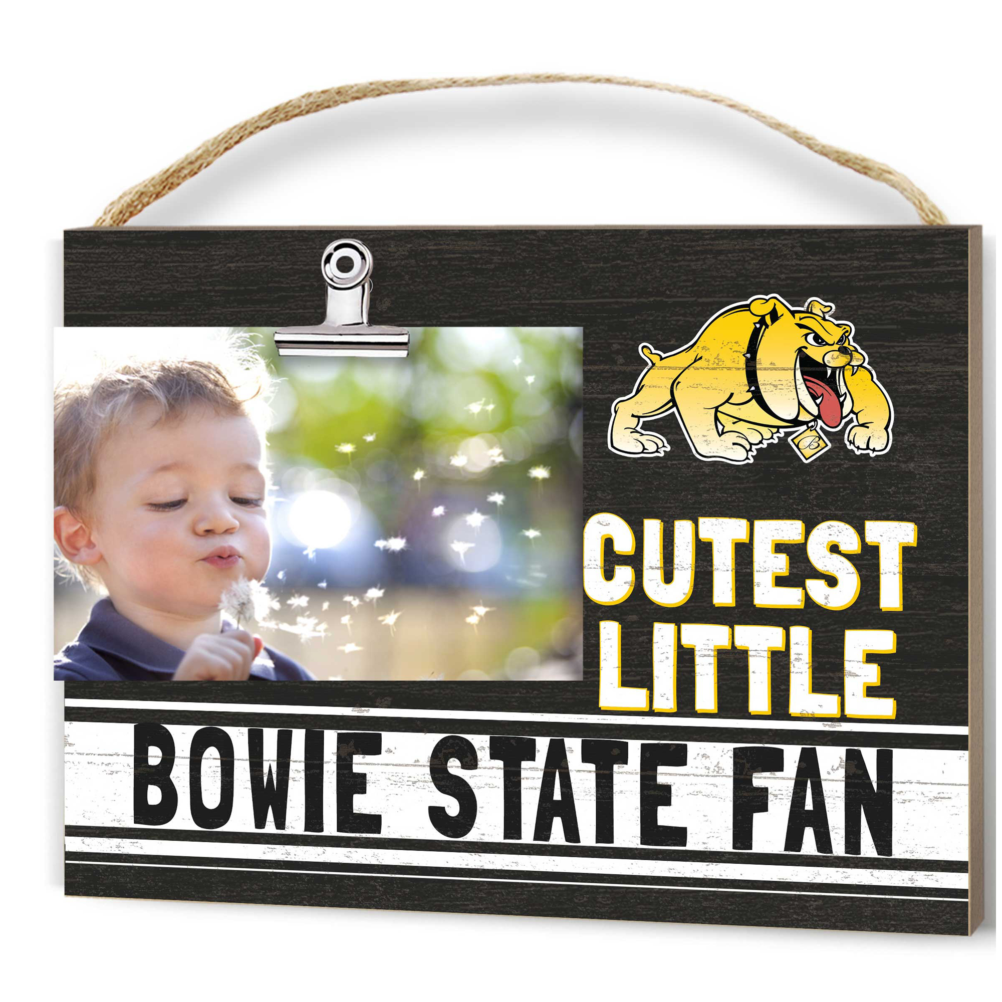 Bowie State Bulldogs 8'' x 10'' Cutest Little Team Logo Clip Photo Frame