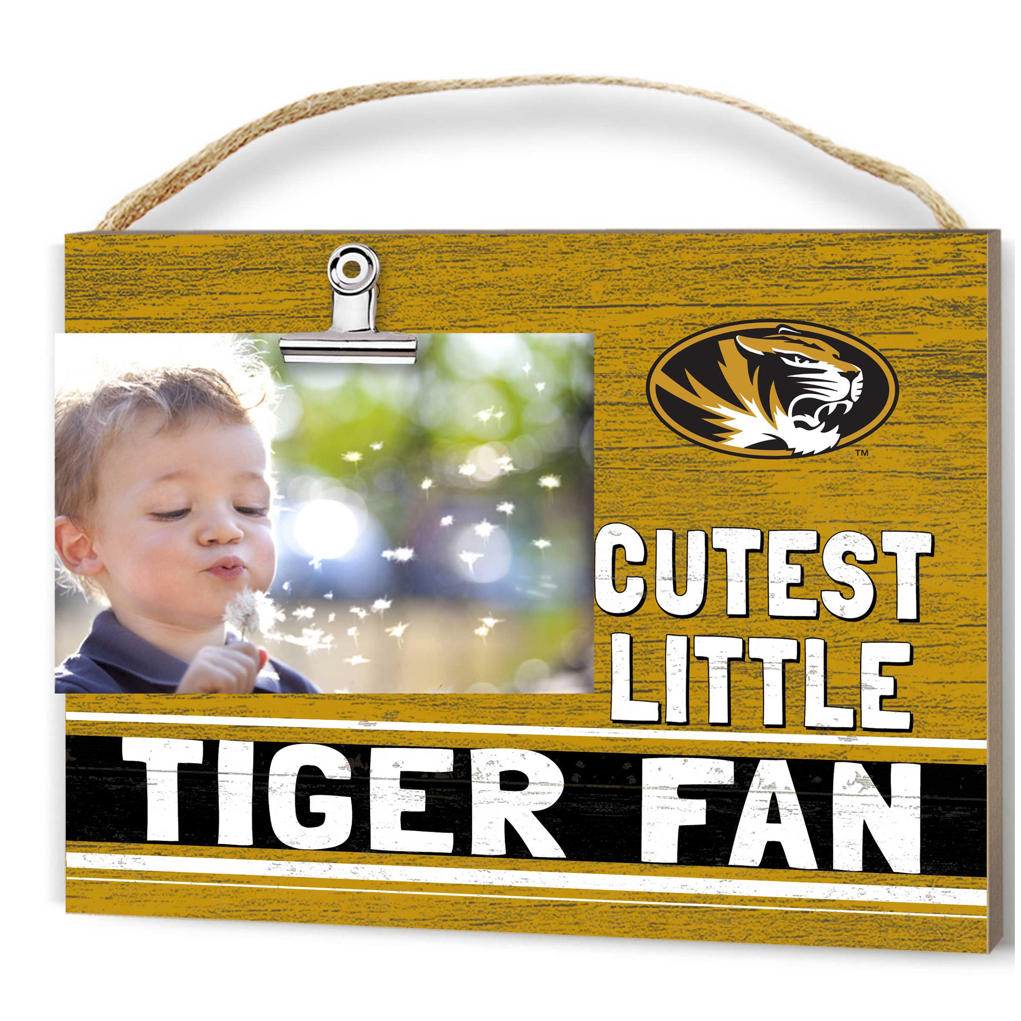 Missouri Tigers 8'' x 10'' Cutest Little Team Logo Clip Photo Frame