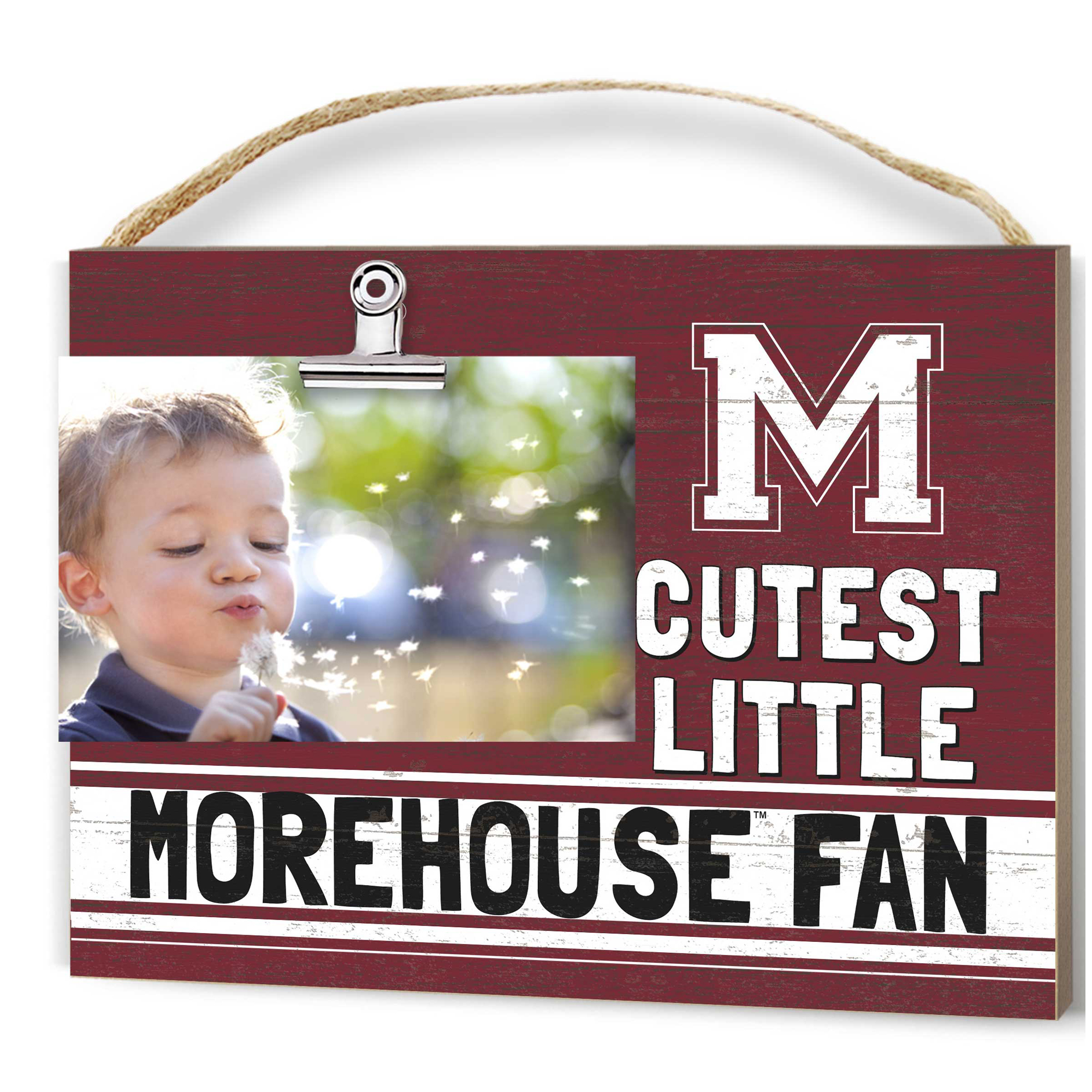 Morehouse Maroon Tigers 8'' x 10'' Cutest Little Team Logo Clip Photo Frame