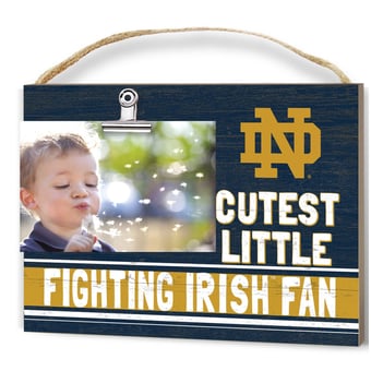 Notre Dame Fighting Irish 8'' x 10'' Cutest Little Team Logo Clip Photo Frame