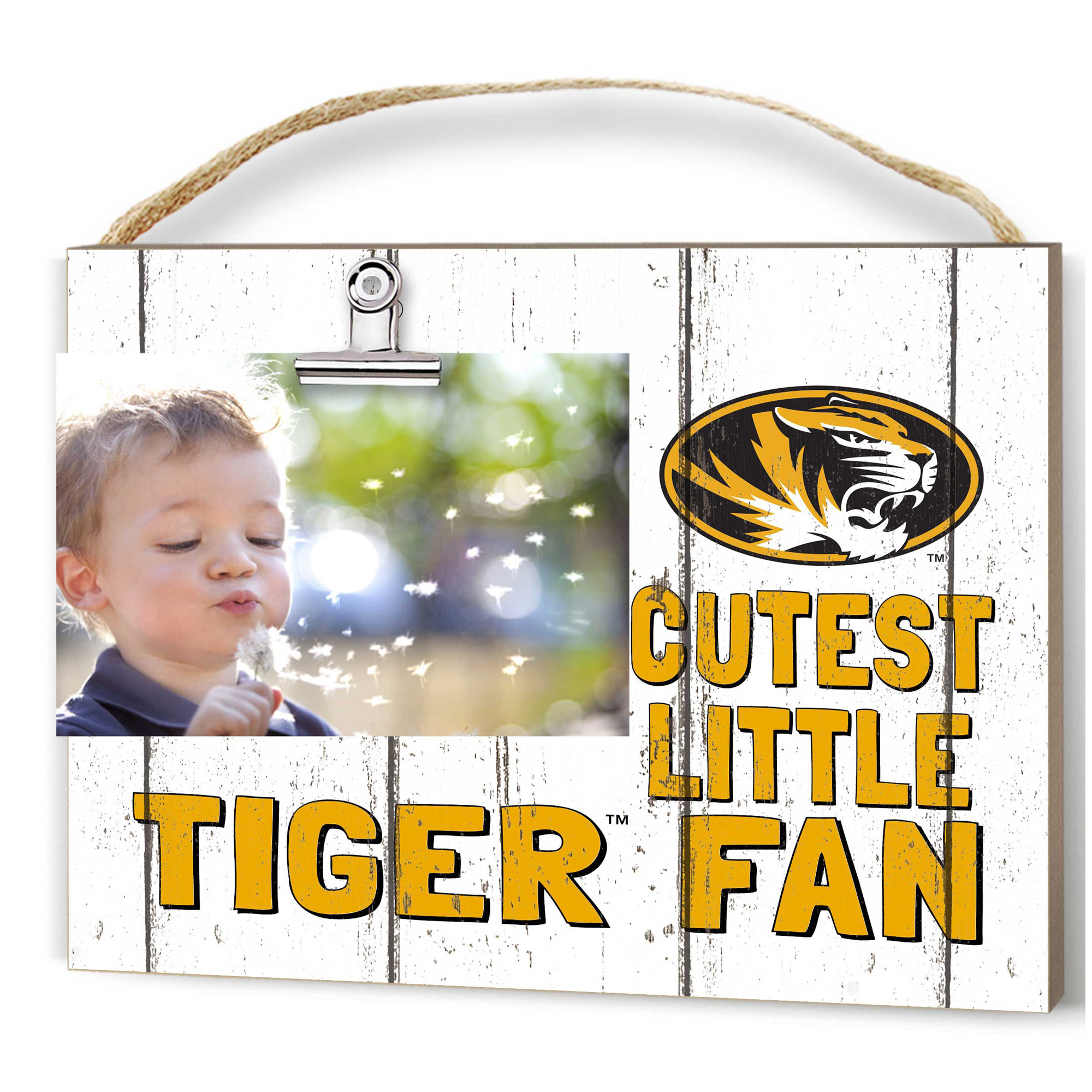 Missouri Tigers 8'' x 10'' Cutest Little Weathered Logo Clip Photo Frame