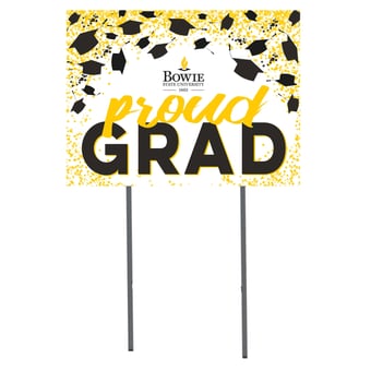 Bowie State Bulldogs 18'' x 24'' Grad Yard Sign