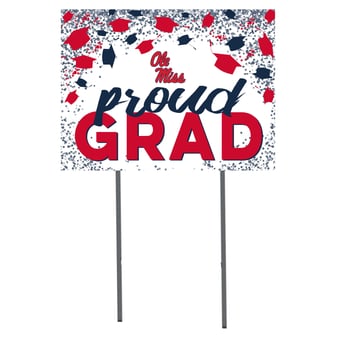 Ole Miss Rebels 18'' x 24'' Grad Yard Sign