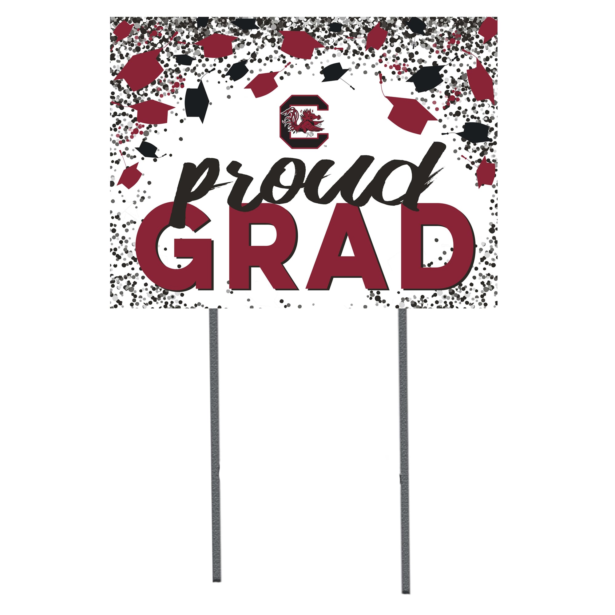 South Carolina Gamecocks 18'' x 24'' Grad Yard Sign