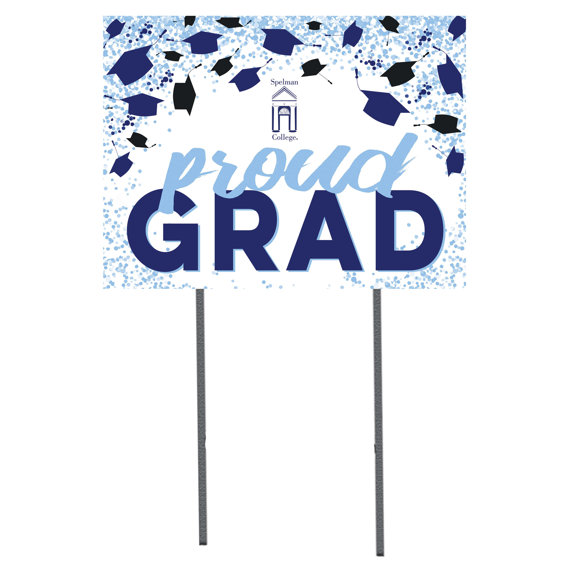 Spelman College Jaguars 18'' x 24'' Grad Yard Sign