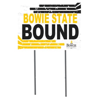 Bowie State Bulldogs 18'' x 24'' Bound Yard Sign