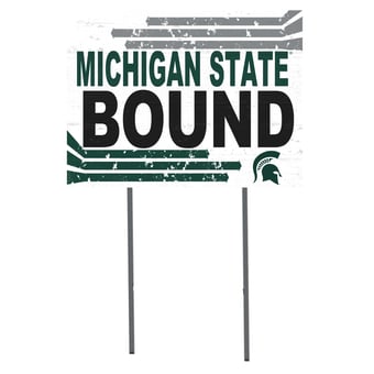 Michigan State Spartans 18'' x 24'' Bound Yard Sign