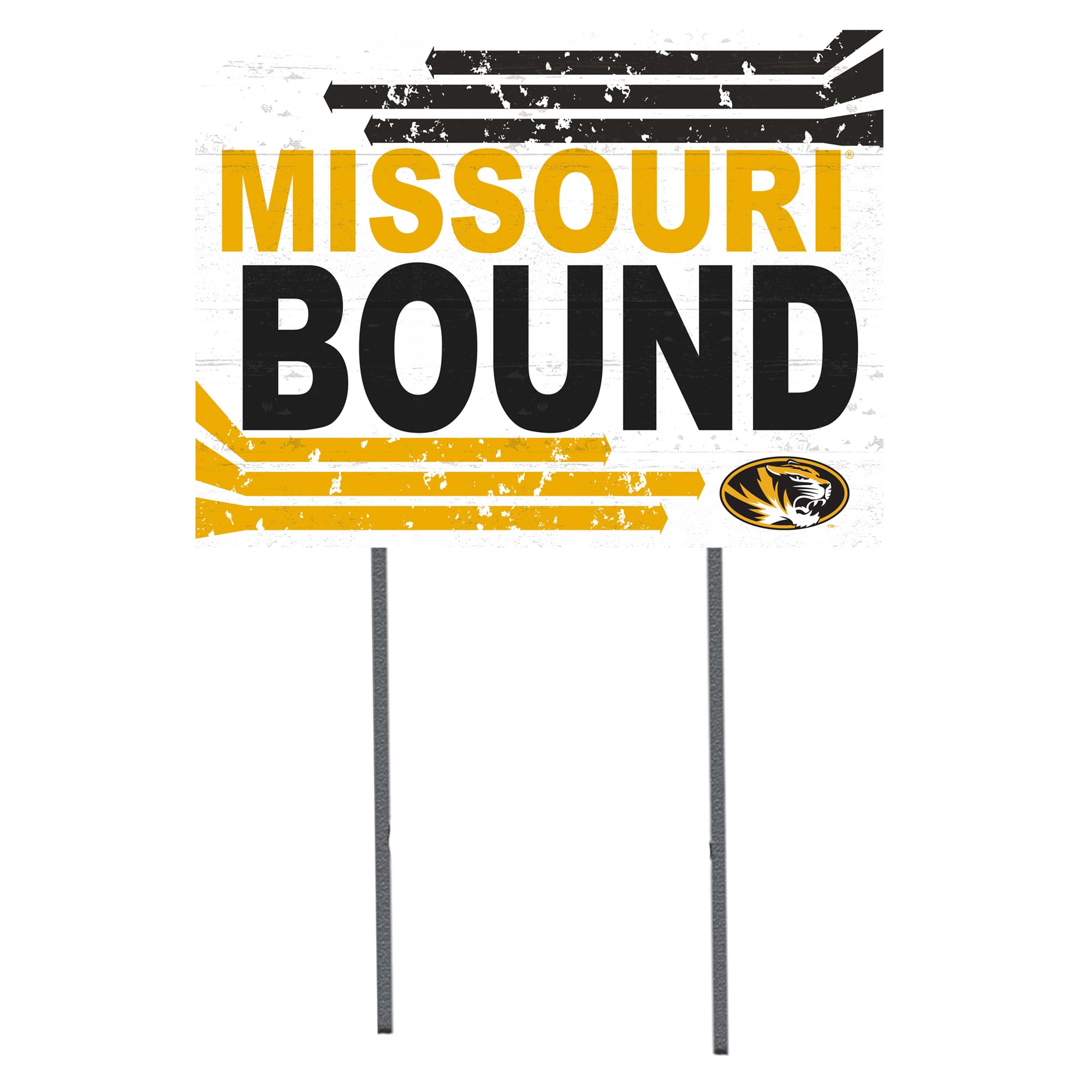 Missouri Tigers 18'' x 24'' Bound Yard Sign