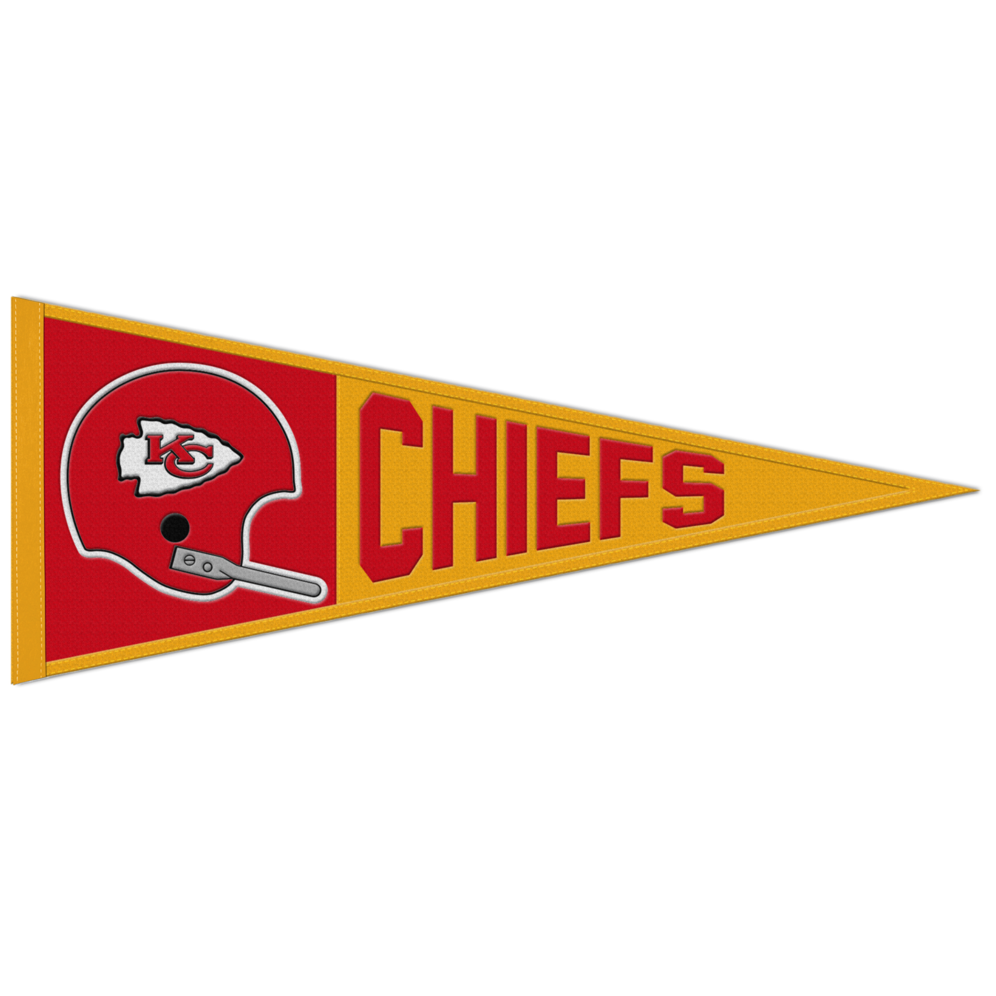 WinCraft Kansas City Chiefs 13" x 32" Retro Logo Pennant