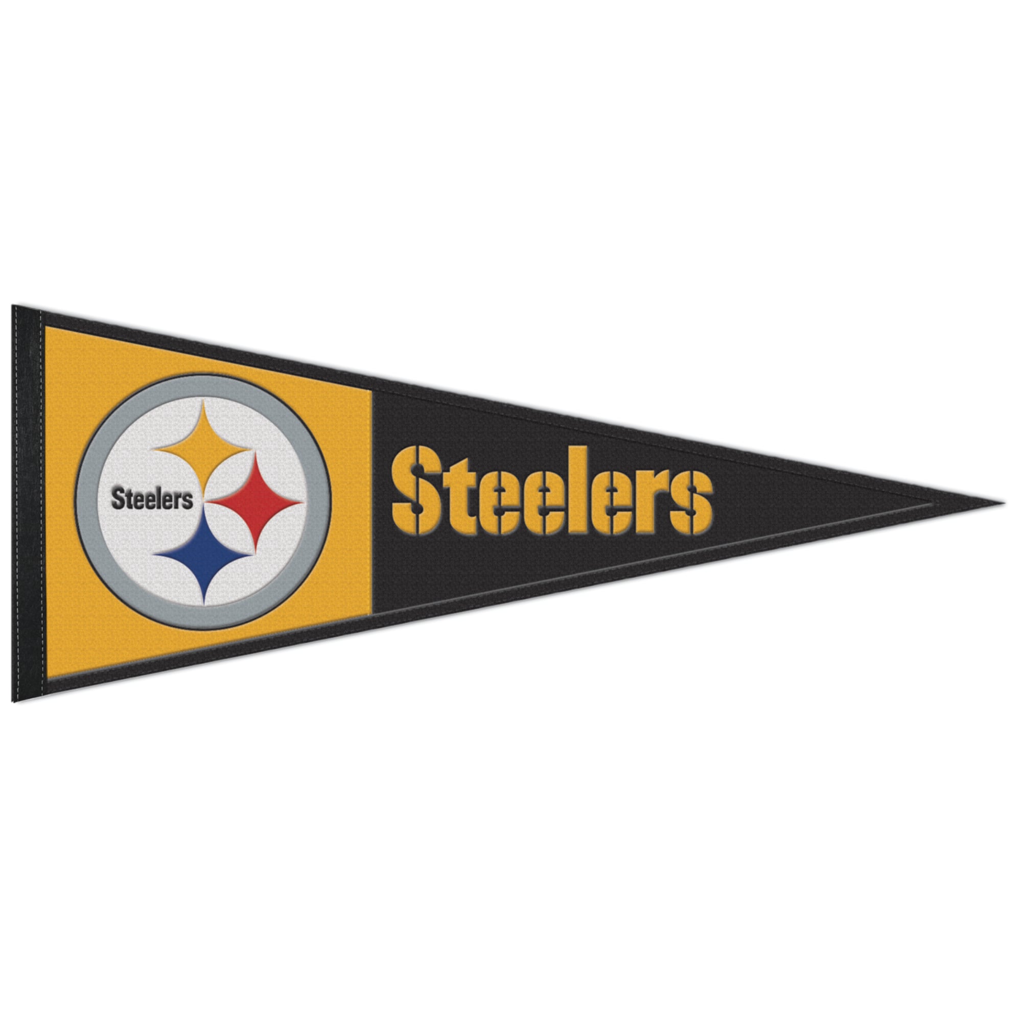 WinCraft Pittsburgh Steelers 13" x 32" Wool Primary Logo Pennant