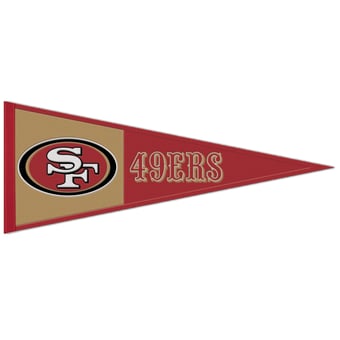 WinCraft San Francisco 49ers 13" x 32" Wool Primary Logo Pennant