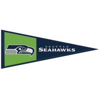 WinCraft Seattle Seahawks 13" x 32" Wool Primary Logo Pennant