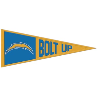 WinCraft Los Angeles Chargers 13" x 32" Slogan Pennant